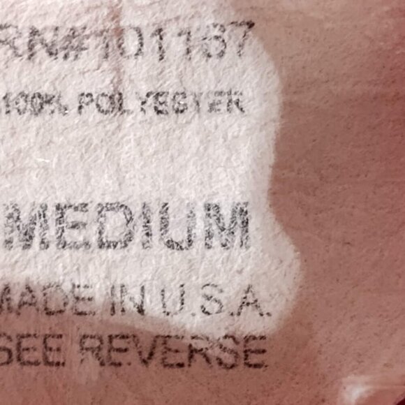 Vintage Cha Cha Vente Sheer High Low Blouse Women's Size Medium Red Sheer - Picture 7 of 8